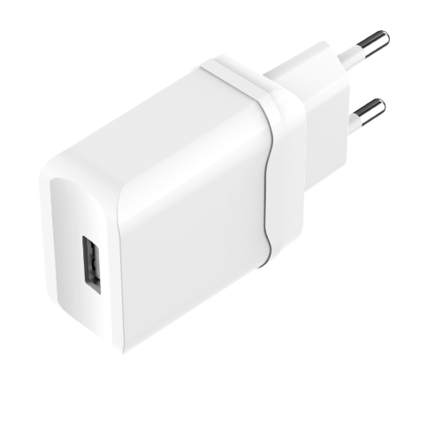 СЗУ OLMIO 2USB, 2.4A, Smart IC + кабель 8-pin White фото 