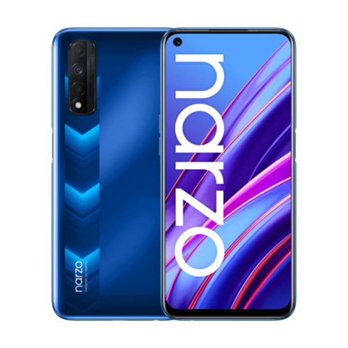 Телефон Realme RMX2156 Narzo 30 128Gb Ram 6Gb Racing Blue фото 