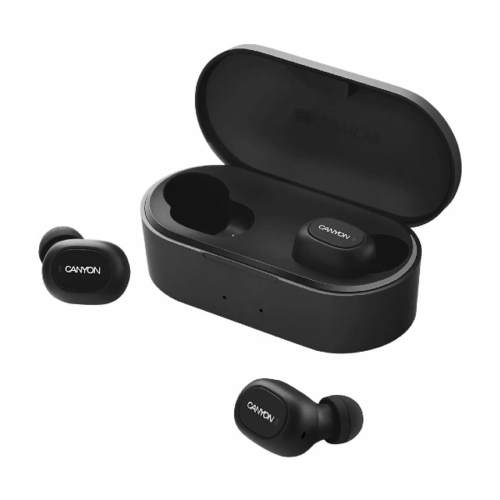 Bluetooth стереогарнитура Canyon TWS2 BT5.0 Black (HH2CNDTBTHS2B) фото 